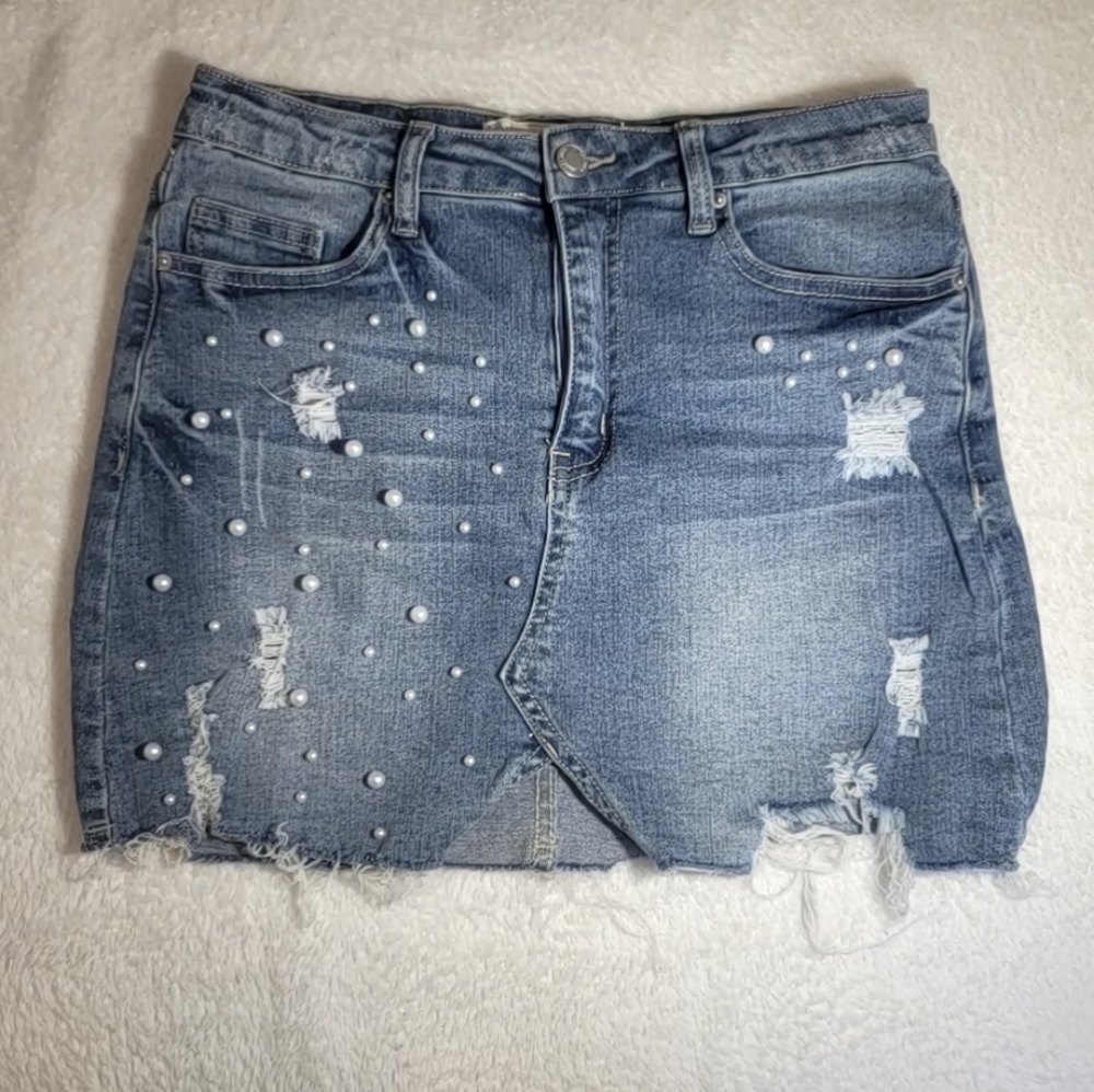 Denim Mini Skirt